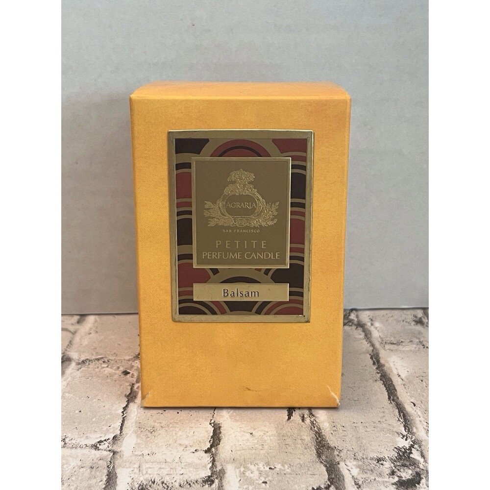 Agraria Balsam Perfume Candle (NIB) New In Box 7 Oz  San Francisco
